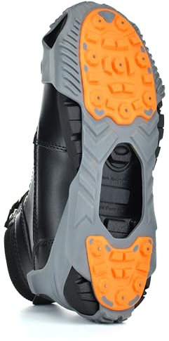 Winter Walking Low-Pro Eisklampe Schwerlast Anfahrhilfe in Industriequalität zum Gehen auf Schnee und EIS Größe L (1 Paar)