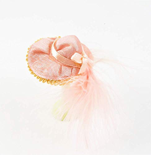 Melody Jane Puppenhaus Pink Hut Mit Feder & Schleife Hutmacher Laden Damen Zubehör