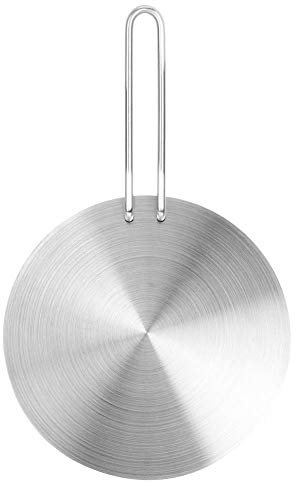 Restokki Adaptador Inducción, Placa difusora de inducción, Acero inoxidable, 22cm