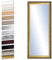 Bilderdepot24 Wandspiegel Spiegel Badspiegel Holzrahmen komplett mit Echtglas - Gold Antik - ca. 120x50 cm I SUA-6071 V-VIII