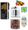 Aromakapseln Zigarettenfilter Spender explosion perlen kugel kapsel maschine aroma infusion klickfilter DIY flavour box flavor Ball (500 Körner + 200 gemischte Aromen)
