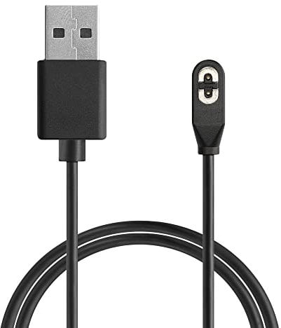 kwmobile USB Kabel Charger kompatibel mit AfterShokz Aeropex AS800 / OpenComm ASC100SG Ladekabel - Smart Watch Ersatzkabel - Fitnesstracker Aufladekabel in Schwarz