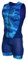 Zimco Elite Triathlon-Anzug für Herren, gepolstert, Triathlon-Anzug, Rennanzug, Schwimmen, Fahrrad, Laufen, blau camouflage, Medium