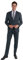 Steffen Klein Herren Anzug elastisch| Business Anzug | graublau| Regular Fit | Klassischer Stil, Elegant | Bequeme Passform und Professioneller Look | Unvergleichbarer Komfort | Größe: 56