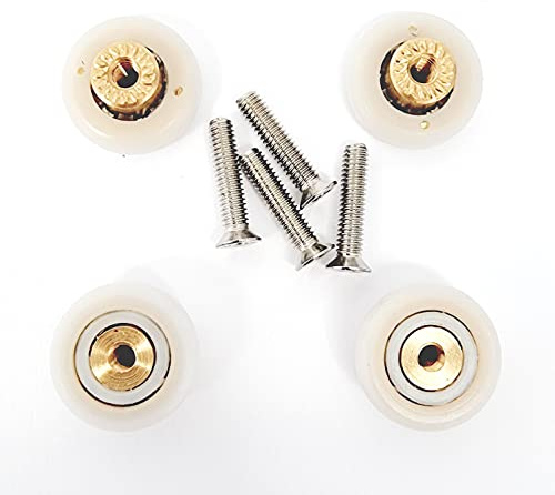 4 x Shower Part Shower Door Roller/Wheel/Runner J058i, Wheel Diameter 19mm Thickness 6mm, Stainless Steel, Replacement Parts
