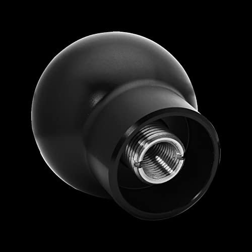 Schaltknaufkopf Für Mustang Für Focus RS Für Fiesta ST Für Subaru Für WRX Für STI Für BRZ Schaltknauf Runde Kugel Manueller Schaltknauf Schalthebel Schaltknauf (Farbe : Schwarz)