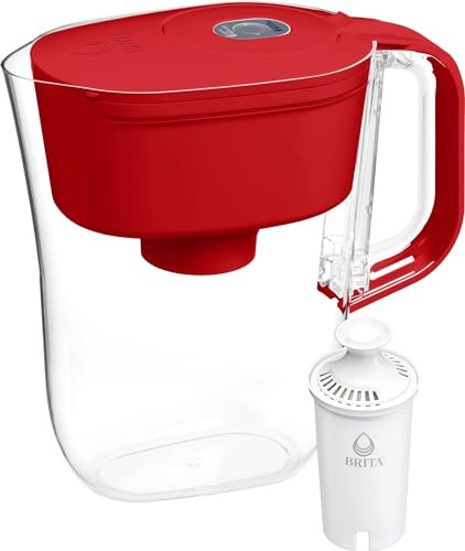 Brita 50769 SOHO Jarra, rojo, 5 tazas, cantidad 1