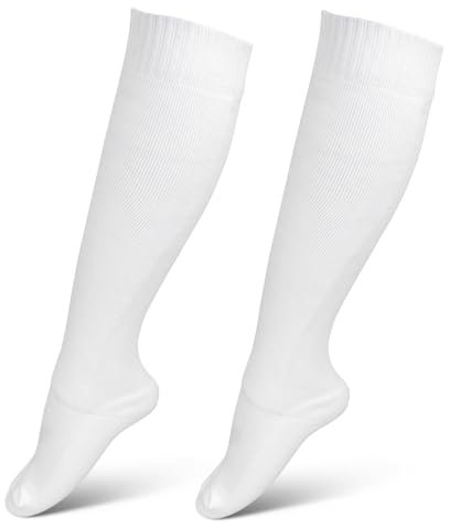 Kniestrümpfe, Damen Herren Fechtsocken Atmungsaktiv Verdickte Baumwolle Weiß Socken Fußballsocken Schutz Fechtstrümpfe Sportsocken Trainingssocke Bequeme Sockenstutzen Für Degen Säbel Und Florett