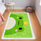 Kinderteppich, 120 x 180 cm, niedlicher Frosch-Badematte, rutschfest, weich, waschbar, Teppich, Babyteppich, Spielmatte, grüner Duschvorleger, Kinderzimmer, Teppiche für Wohnzimmer, Schlafzimmer,