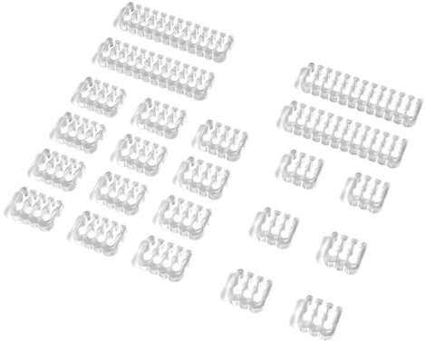 Ruarby Kabelkamm 24-polig 8-polig 6-polig Computer Stromversorgungsmodul – Kabelklemmen Leitungsorganisatoren PCIE5.0-Kabelkamm Kabelkamm – Klemme Kabelclip Organizer Kommode Für 3 0–3 6 Mm PC