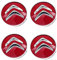 Leenax Enterprises 4 Pièces Auto ABS Cache moyeux, pour Citroen Picasso Aircross Grand C5 Wagon (60MM) Capuchons Centre Roue Anti-poussière Étanches Antirouille Décoration Accessoires