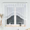 Markizeta Gardine Violetta Fertiggardine Jacquard Kräuselband 250x120cm