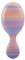 Wet Brush Mini-Entwirrer-Haarbürste, Violett (Desert Afterglow) – Entwirrende Reise-Haarbürste – Ultraweiche IntelliFlex-Borsten gleiten mit Leichtigkeit durch Verfilzungen – schmerzfrei – alle