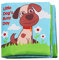 Oshhni Kinderbuch, Aktivitäts-Crinkle-Buch für Kleinkinder, pädagogisches Lernspielzeug, Geschenk für Neugeborene, Hund