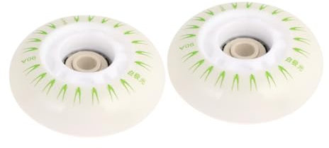 Supvox 2St Partytütenfüller Schlittschuh Rollschuhräder für den Außenbereich Angelrutenkoffer Rollschuhe beleuchten Glow-Accessoires Rollen für Rollschuhe Pu Zubehör Rad Riemenscheibe