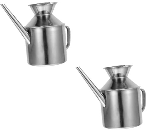 MAGICLULU 2stücke Öldispenser Mit Filter Vielseitige Sojasaucen Und Essigflasche Ergonomisches Design Für Küche Restaurant Und Hotel