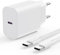 Chargeur Rapide iPhone 16 15 Pro, Chargeur iPhone USB C 20W avec 2M USB C Câble pour Apple iPhone 16 Pro Max/15/15 Plus/iPad Pro/Air/Mini/Samsung, Type C 2m Cable Adaptateur Secteur Mural Alimentation