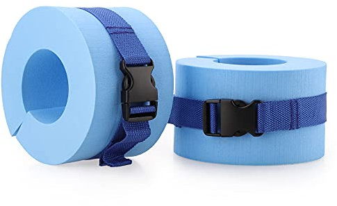 Équipement D'exercice Aquatique, équipement D'entraînement en Piscine pour Adultes, Poids D'aquagym, Poids de Cheville Aquatique pour Exercices en Piscine(Bleu)