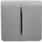 Trendi Switch Fan Isolator 10A Triple Pole Chrome Rocker Switch in Light Grey