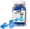 Spetstech RJ45 Connectors 100-Pack Cat 6 non-Through (Cat 6 Ends / Cat6 Plugs / RJ45 Modular Plugs/Ethernet Connectors) for Solid or Stranded UTP Ethernet Cables (100, Blue)