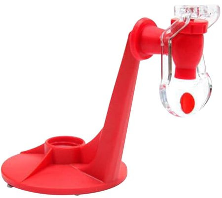 2 Soda Pop Dispenser, 2 Liter Soda Vertical Nozzle Dispenser, Bottle Upside Down Water Drinking Fountains, High Heel Creativity Beverage Dispenser Soda Water Dispenser Accessories
