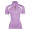 AK Genie Short Sleeve Horse Riding Base Layer AKRS-6066, Purple/White, S