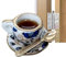 Hinge Head Decoration - Vintage Teacup and Teaspoon Door Topper | Cabinets Cup Art Door Topper Decoration, Creative Hinge Head Home Decor for Indoor Outdoor
