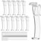 12 Pcs 2.5'' Clear Plastic Blind Clips Valance Clips, Valance Clips for Blinds Window Blind Clips Blind Clips Replacement Blind Valance Replacement Clips for Horizontal Blinds Valance Holder