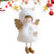 Yiurse Engelspuppen-Anhänger – Weihnachtsengel Puppe Flügel Anhänger – Stoff Weihnachtsbaum Dekor für Hochzeit Event Arbeitsplatz Tischdekoration