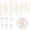 6 Stück Telleraufhänger für die Wand, 6/8/10 Zoll Unsichtbare Draht-Telleraufhänger Display-Halter mit 6 Wandhaken für 6 bis 10,5 Zoll dekorative Teller, antike Teller und Kunst (6/8/10 Zoll)