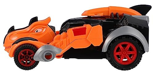 SKISUNO Spielzeugauto Trägheitsauto Spielzeug Puzzle-Spielzeug Jungenspielzeug Kinderspielzeug Lernspielzeug Mini-Spielzeug Roboterspielzeug Autospielzeug Für Kinder Orange Plastik