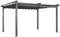 Angel Living Pergola en Aluminium 3 x 4 m avec Toit rétractable pour terrasse extérieure, Jardin, Barbecue, Gris (Gris)