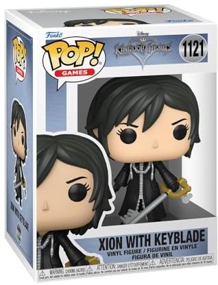 Funko POP! Games: Kingdom Hearts - Xion with Keyblade | Official Video Games Merch - Collectable Vinyl Figurine for Shelf Display - Birthday Gift Idea for Fans and Collectors
