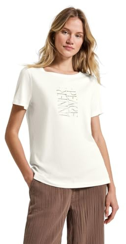 Street One Damen A323577 T-Shirt mit Wording Print (1er Pack)