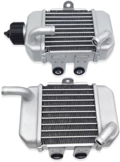 Moto Radiatore In Alluminio di Raffreddamento Sinistra Destra Serbatoio Acqua di Raffreddamento for 50 50CC SX50 2002-2008 Mini 2-STROKE