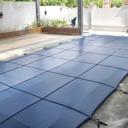 Pool Sicherheitsabdeckungen Blau, Igroud Pools Abdeckungen Rechteckig 33 26 23 19 16 13 Ft 10 6 3 Fuß, Swimmig Pool Witer Sicherheitsabdeckung Für Idoor Outdoor Garde, Blue, 150cm x 200cm (5ftx6ft)