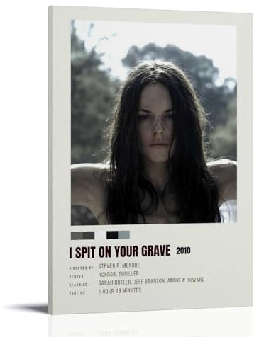 I Spit on Your Grave Poster Home Wall Decor Picture Print Poster for Bed Room 24x36inch(60x90cm) Frame-style
