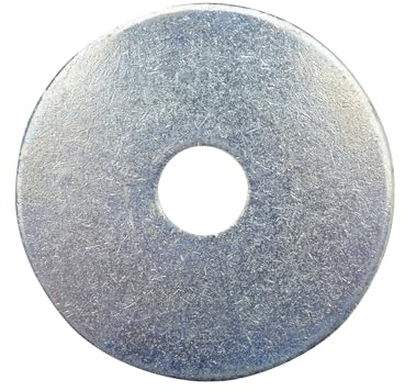 Forgefix Flat Penny Washer ZP M8 x 25mm ForgePack 20, bright zinc plated and suitable for all bolting applications