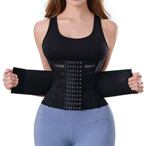 Ceinture Amincissante Femme, Ceinture Post Accouchement, Sport Ceinture Amincissante Taille, Réglable Respirant Ventre pour Le Fitness et l’Usage Quotidien