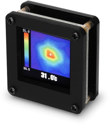 Gettimore AMG8833 IR 8x8 Wärmebildkamera Modul mit 60° Betrachtungswinkel kompatibel mit USB 5V Netzteil
