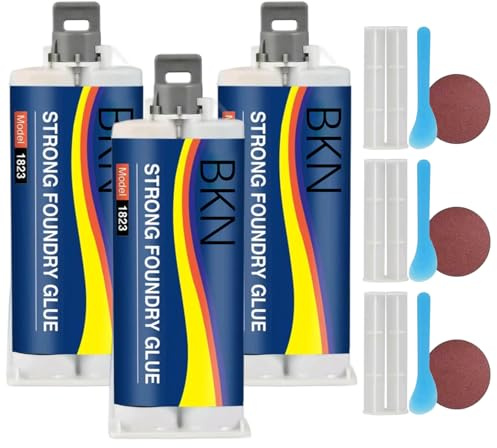 Liquid Metal Weld|3 Set Strong Foundry Glue for Metal, High Temp & Waterproof Adhesive Glue, 100ml All-Purpose Casting Repair Kit