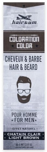 HAIRGUM Tinte Barba-Cabello Nº 5.1 CASTAÑO Claro, marrón, Estandar