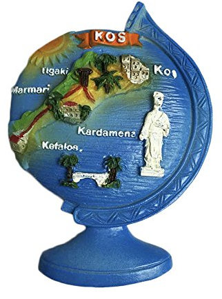 3D Kos Island Greece Refrigerator Magnet Globe Style Tourist Souvenirs Stickers,Home & Kitchen Decoration Greece Fridge Magnet from China