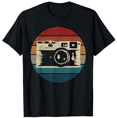 Fotografo Fotografia Fotocamera Vintage Regalo Maglietta