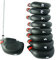 Golf Headcover Irons Rubber with Rope 9 Pcs/Set,Golf Clubs Iron Covers Putter Fit for More Brands Iron Clubs Color Black Portable Durable (Black)