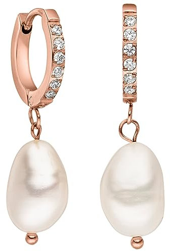 PURELEI® Malahi Ohrringe (Roségold) – Damenohrringe aus langlebigem Edelstahl – Wasserfeste Ohrringe Damen – 1,3 cm Durchmesser – Modeschmuck für deinen individuellen Look