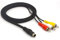 GLHONG 4 pin S-Video maschio a 3 RCA maschio cavo di conversione per collegare PC portatili con jack S-Video a 4 pin a TV