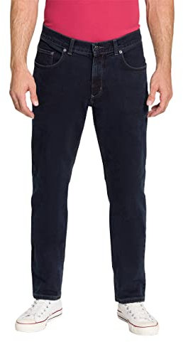 PIONEER AUTHENTIC JEANS Herren Jeans Ron | Männer Hose | Regular Fit | Raw/Unwashed Washed | Blue/Black 6377 6800 | 44W - 34L