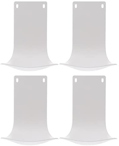 Wall Mount Soap Dispenser Drip Tray, Abs Plastic Drip Catcher for Bathroom and Kitchen, Easy to Install and Clean, Prevents Messy Floors and Countertops, White, 2Pcs