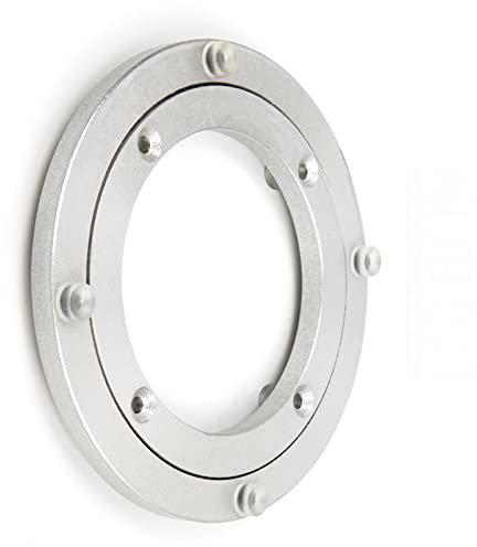 LIGUOYI Lazy Susan Cojinete De La Base De La Placa Giratoria,Base Giratoria para Taburetes,Mesa De Cojinetes Placa, Aleación De Aluminio para Trabajo Pesado,Restaurante En Casa, Cojinetes